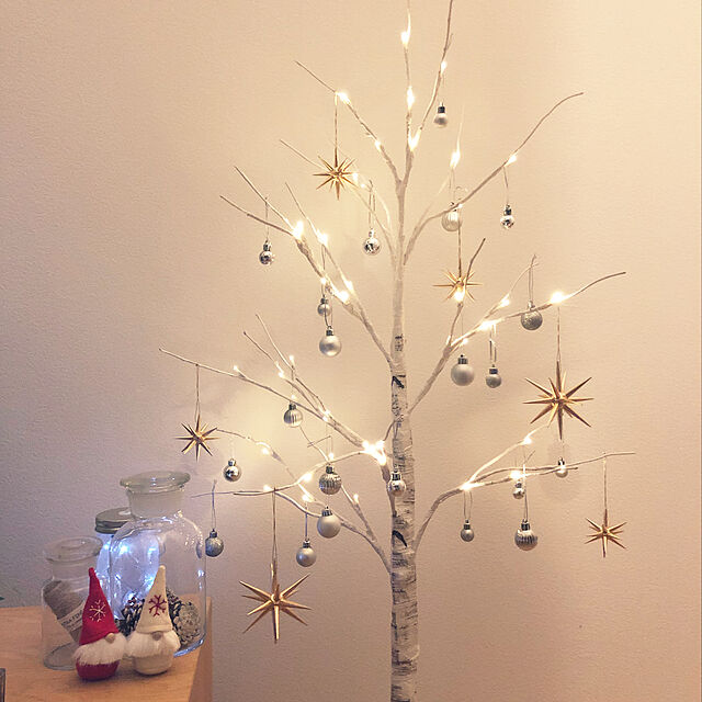pipokiの-LED白樺ツリー（S）｜クリスマス (Xmas)イルミネーション・照明演出（S）の家具・インテリア写真