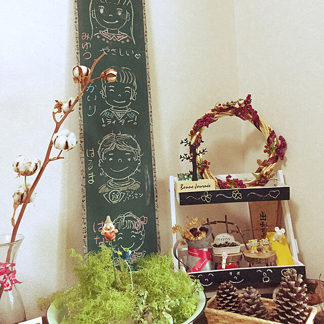 takakoの-ナチュラルリースφ30cm　1コ　＜フラワーアレンジメント・ベース・ポット・花資材＞の家具・インテリア写真