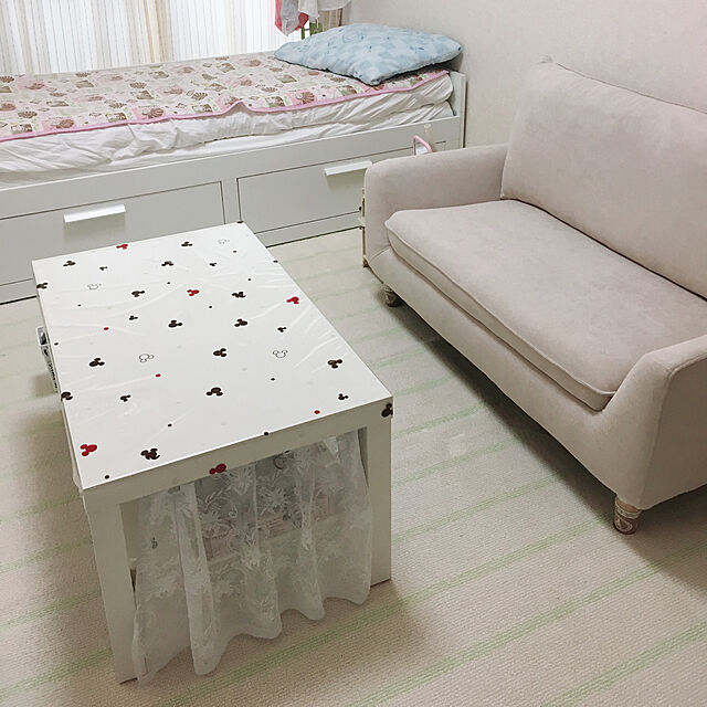 kanae-cloverのイケア-【送料無料】 イケア BRIMNES - デイベッドフレーム（引き出し×2）, ホワイト【802.287.06】IKEA通販の家具・インテリア写真