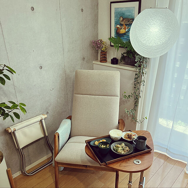 umai-bの-YAMAGIWA（ヤマギワ）ペンダント照明 MAYUHANA（マユハナ）mini ホワイトの家具・インテリア写真