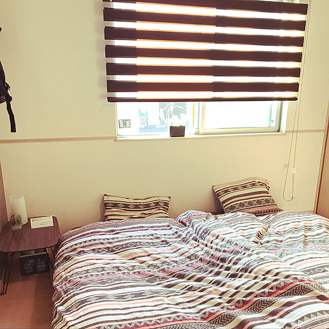yuuco.tのニトリ-綿100% 掛け布団カバー セミダブル(ホリデーウォーム SD) の家具・インテリア写真