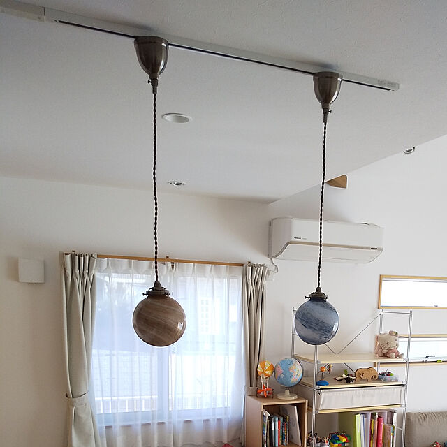 rohiの無印良品-スチールユニットシェルフ用クロスバー・特大・グレーの家具・インテリア写真