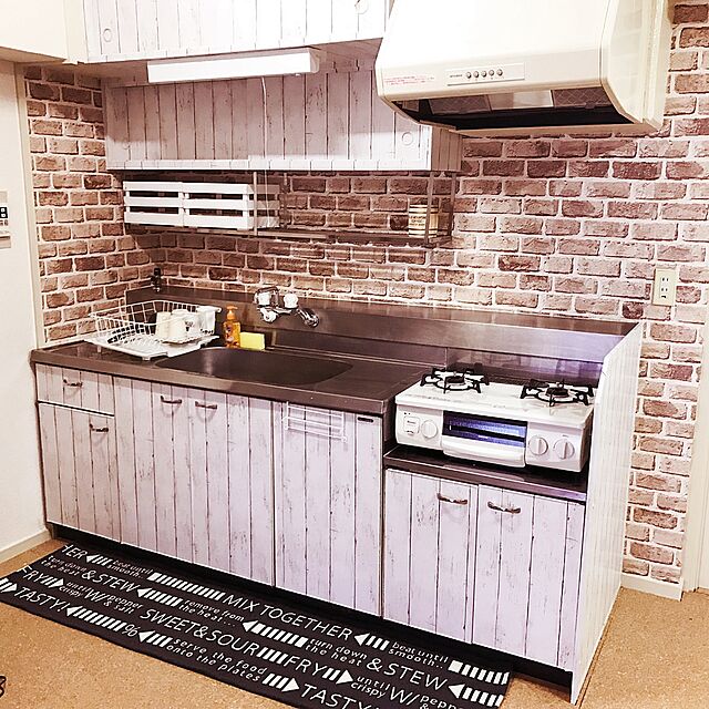 wakaのニトリ-キッチン用フロアマット(レタード GY 45X180) の家具・インテリア写真