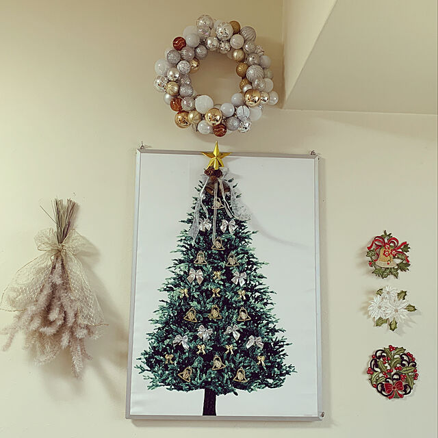 mizucchiの-コースター 約12cm クリスマス ポインセチア インテリア Christmas 【220801】の家具・インテリア写真
