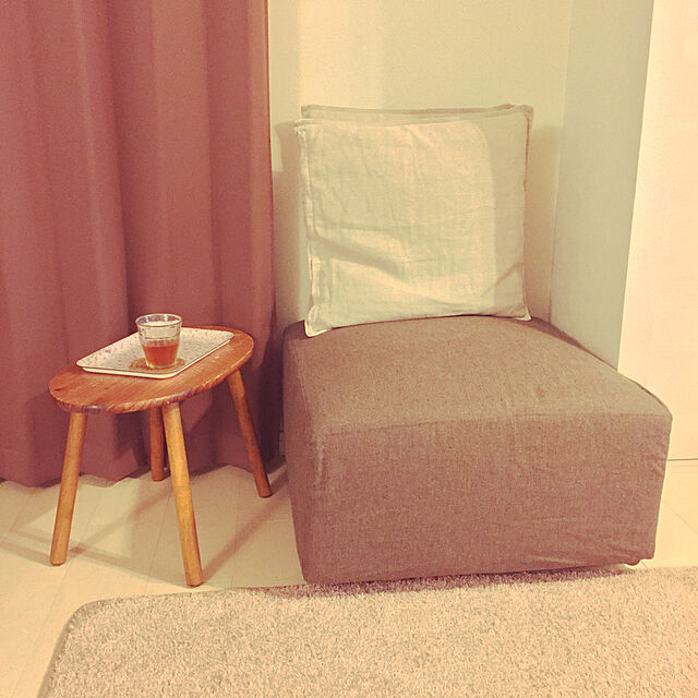 miyabiの無印良品-ユニットソファ本体・オットマン・小（モールドクッション仕様）の家具・インテリア写真
