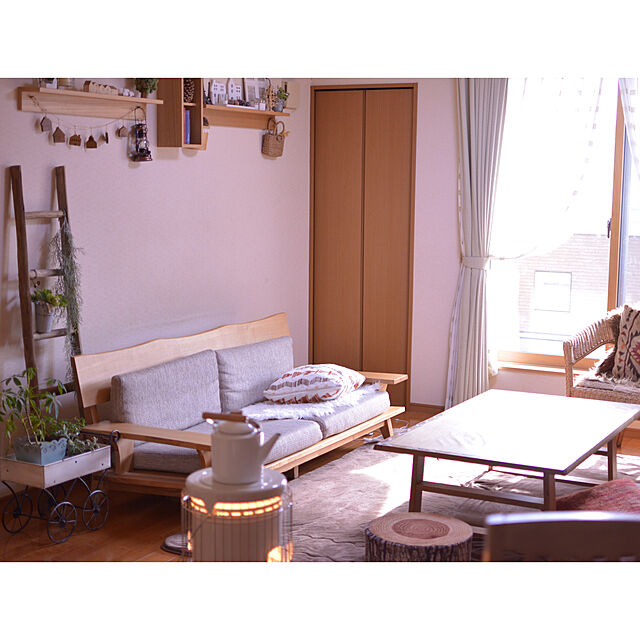 mckのニトリ-クッションカバー(シェブロンH)  『玄関先迄納品』の家具・インテリア写真