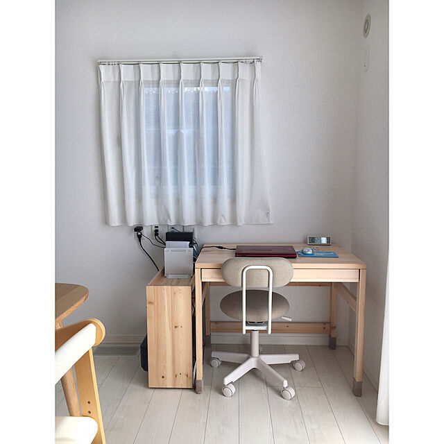 kikeikoの無印良品-パイン材デスクワゴンの家具・インテリア写真