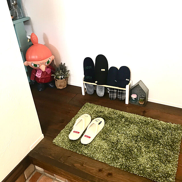 azukikiのニトリ-フロアマット(MIX2 YGR 50X80) の家具・インテリア写真