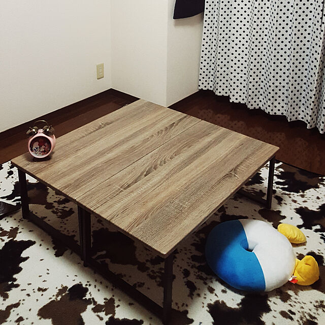 yukaの-テーブル センターテーブル リビングテーブル コーヒーテーブル 幅108cm 収納付き カフェ シンプル おしゃれ 在宅 リモートワーク 在宅勤務 在宅ワーク テレワーキング 自宅勤務の家具・インテリア写真