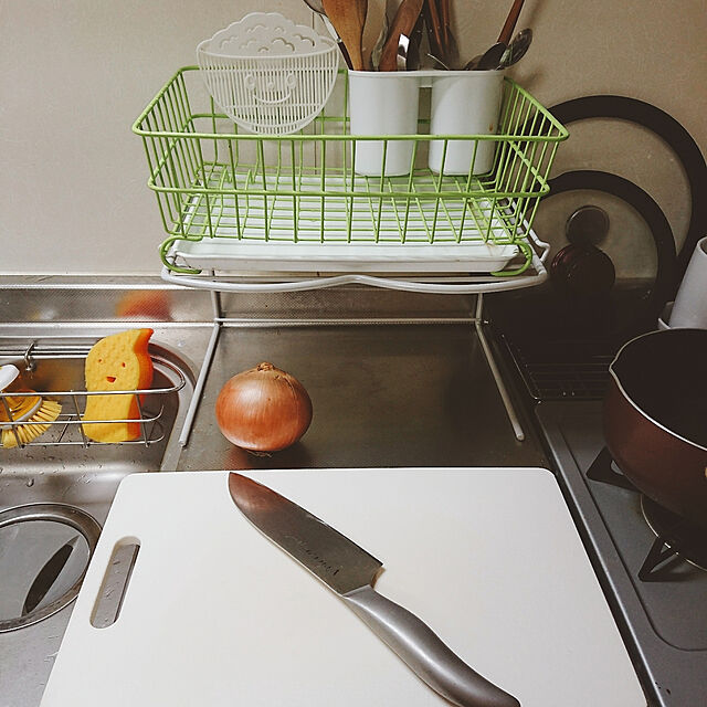 motsuko0818の-［えつこのベンリだな］ 収納 キッチン リビング デスク廻り シルバー色 日本製の家具・インテリア写真