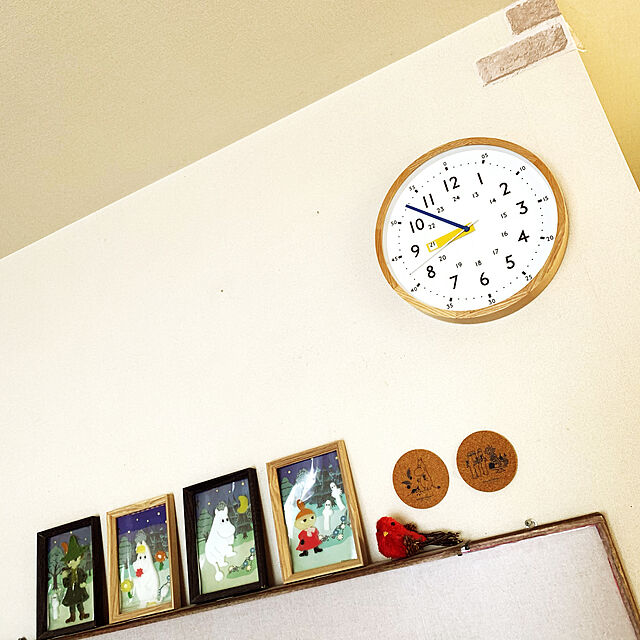 me_sweetのインターフォルム-壁掛け時計 電波時計 ウォールクロック 知育時計 インターフォルム ストゥールマン CL-2937の家具・インテリア写真