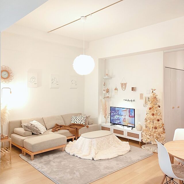 Mikaの萩原-Chula（チュラ）折り畳み式こたつテーブル m11568の家具・インテリア写真