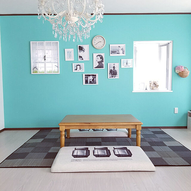 Disneyのイケヒコ・コーポレーション-い草ラグ　ＤＸカラフルブロック　【イケヒコ】の家具・インテリア写真