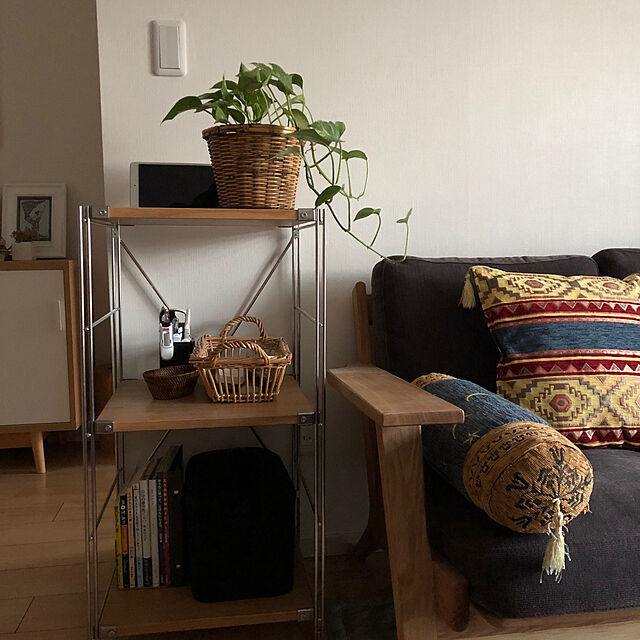Chokoの無印良品-ナイロンメイクボックス・Ｍ 黒の家具・インテリア写真