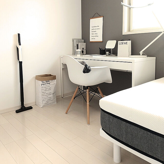 wakagimi3のイケア-[IKEA/イケア/通販]MICKE ミッケ デスク, ホワイト【北欧デザインのデスク。オフィス・パソコン・勉強机に。収納も選べる】[I](d)(40354278)の家具・インテリア写真