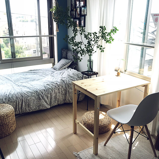 meisuiの無印良品-パイン材テーブル・折りたたみ式の家具・インテリア写真