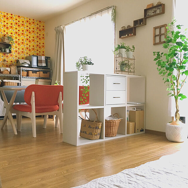 hiyoのニトリ-ワイヤーバスケット アール(YS1404116) の家具・インテリア写真