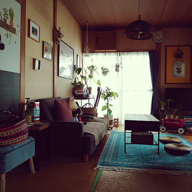 fukuの萩原-トルクメン風 プリント ラグ 長方形 130x190cm 萩原の家具・インテリア写真