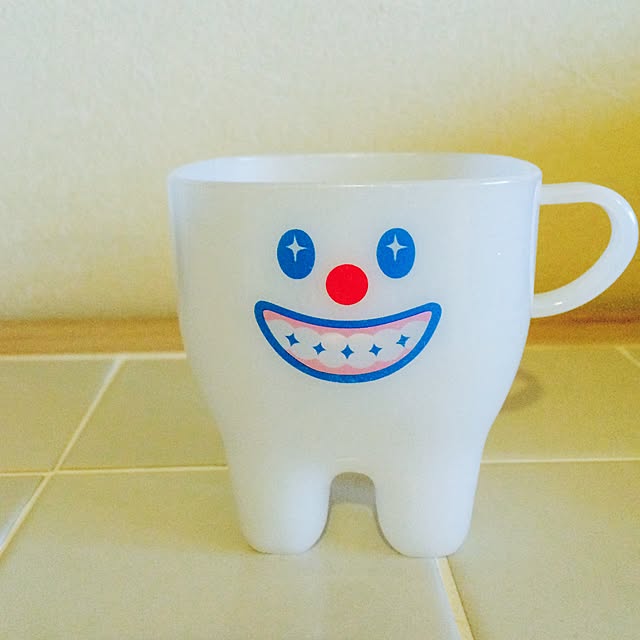 soramuの-プラカップ ティース よい歯（Plastic Cup Tooth good）GLADEE（グラディー）かわいいプラスチックコップ！ランチのお弁当や歯磨きコップに最適！幼稚園や保育園キッズの子供用コップにも!プラスチックコップ/プラスチックカップ　通園グッズ 割れない食器の家具・インテリア写真