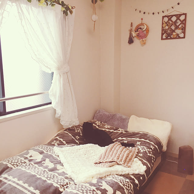 soraのニトリ-敷きパッド ダブル(Nウォーム H PGY D) の家具・インテリア写真