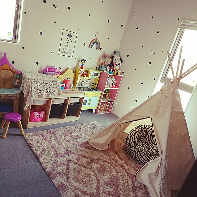 akazukin.chachaのイケア-送料無料【IKEAイケア】トロファスト 子供用家 PY 夢の子供部屋おもちゃ収納の家具・インテリア写真