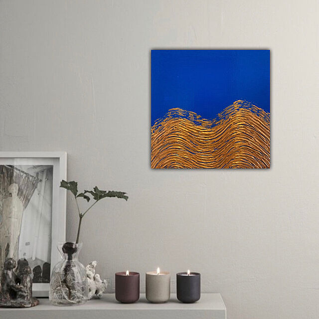 andlemonの-【Golden waves.（S 65）】絵画 インテリア 海 ハワイ アートパネル 北欧の家具・インテリア写真