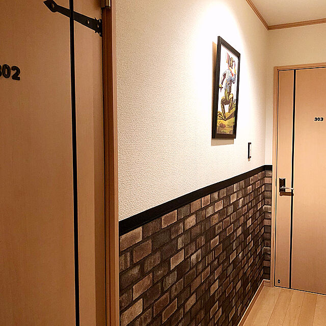 kaerucoの-スグノ～リ5.5L＋スグノ～リハケのお買得セット リフォライフオリジナル・混ぜずにすぐ使える壁紙の接着剤 スグノーリ 約27m塗布可能の家具・インテリア写真