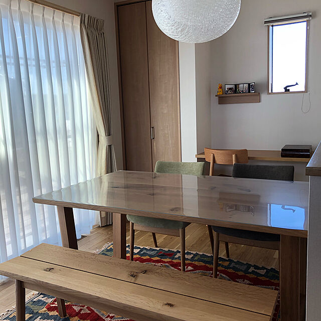 madoka_tiyojiのYAMAGIWA-YAMAGIWA（ヤマギワ）ペンダント照明 MAYUHANA（マユハナ）二重Φ470mm ホワイトの家具・インテリア写真
