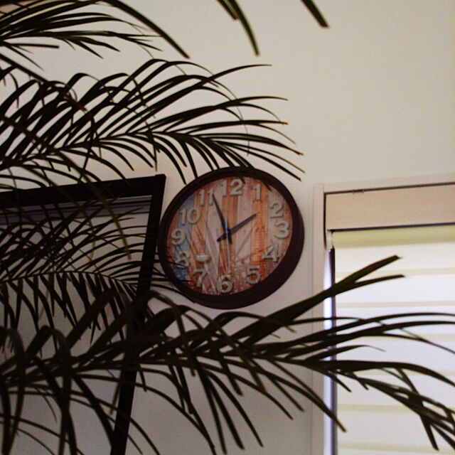 yuunatuのrimlex-電波壁掛け時計 rimlex リムレックス Nathalie ナタリー 電波時計 電波 ウォールクロック おしゃれ デザイン 木目調の家具・インテリア写真