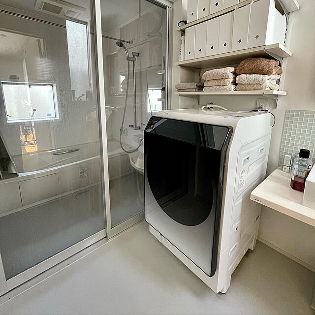 Kaneyukiの-シャープ｜SHARP ドラム式洗濯乾燥機 シルバー系 ES-W114-SR [洗濯11.0kg /乾燥6.0kg /ヒートポンプ乾燥 /右開き]【標準工事費込み】の家具・インテリア写真