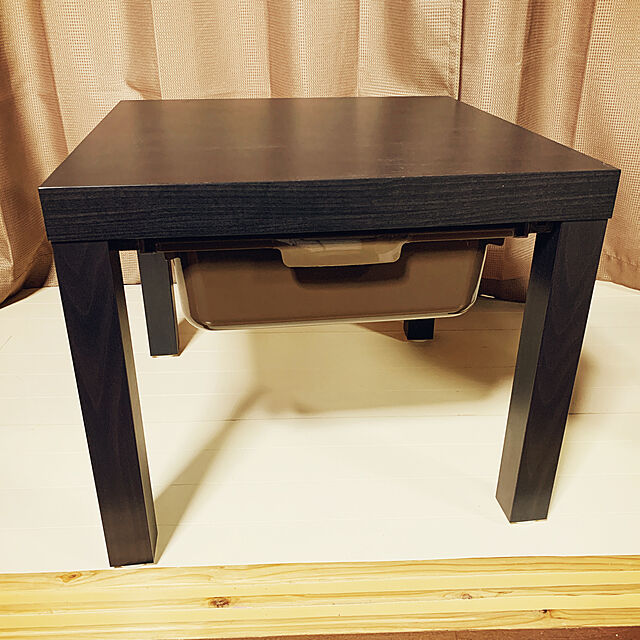 Natsuのニトリ-〔幅38×奥行27.6×高さ12cm〕カラボにぴったり 収納ボックス(浅型/BR) の家具・インテリア写真