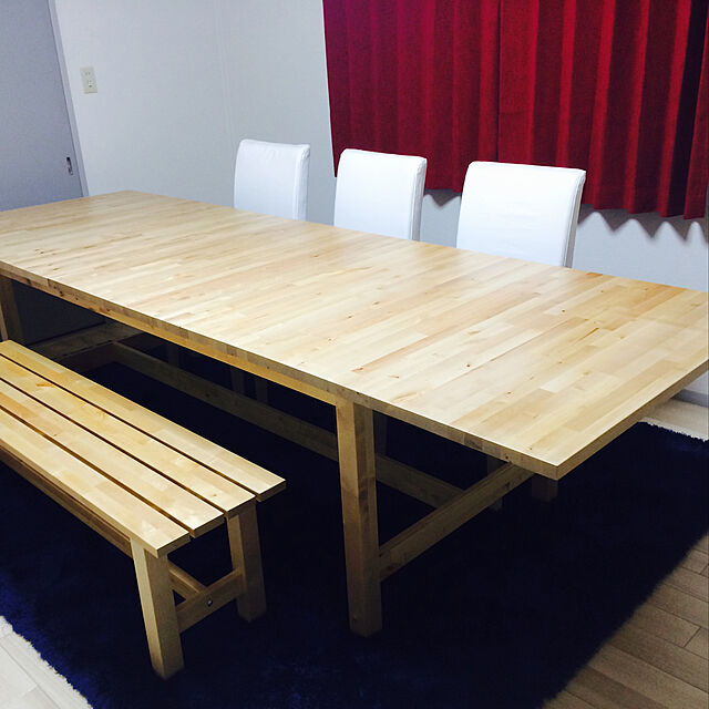 are_you_happyのイケア-IKEA/イケア NORDEN 伸長式テーブル, バーチの家具・インテリア写真