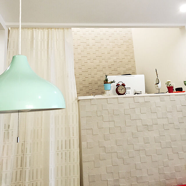 erinの-日本製 間仕切り断熱エコスクリーン 巾100cm×丈250cm 間仕切りカーテン リビング階段 玄関 廊下 つっぱりポール式 省エネ のれん 眼隠し おしゃれ 送料無料の家具・インテリア写真