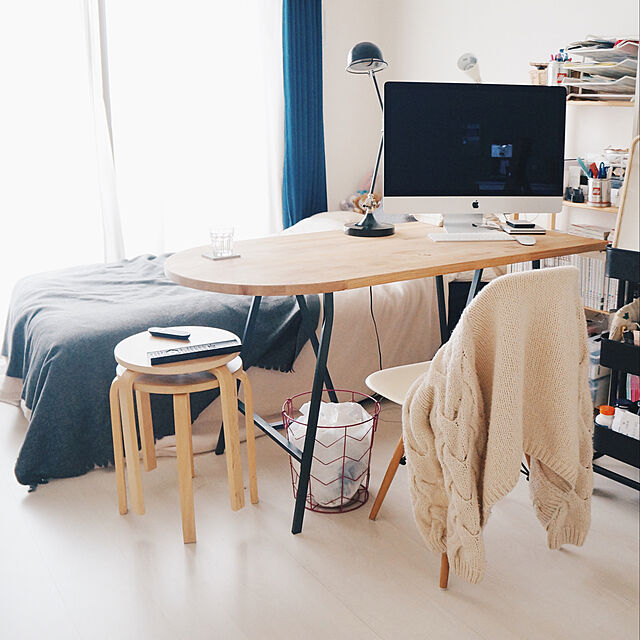 Ayakaの無印良品-パイン材ユニットシェルフ・５８ｃｍ幅・中の家具・インテリア写真