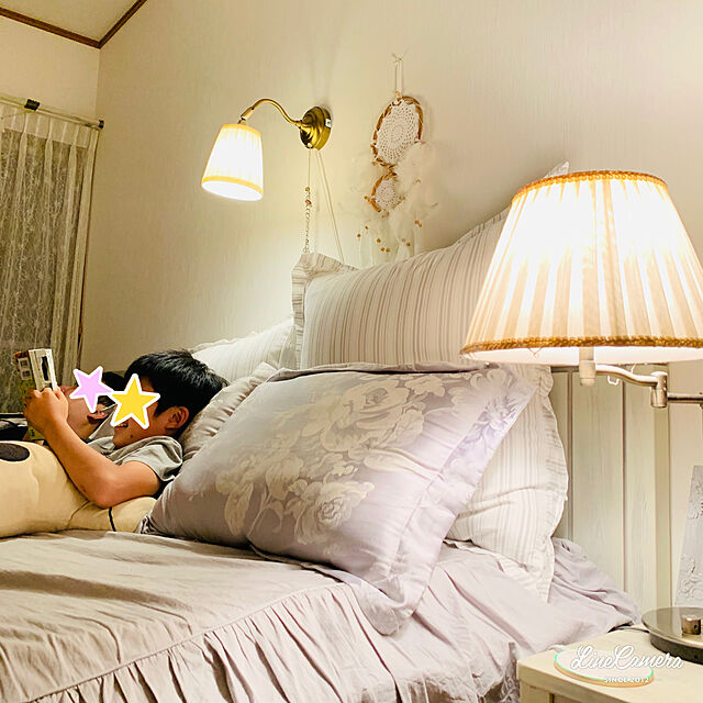 kochimaruの-照明器具 サンヨウ アンティーク調 屋内 リビング  廊下 シェード ランプ 真鍮 灯具 テーブルランプ FC-660 WH 送料無料の家具・インテリア写真
