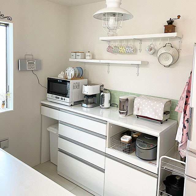 ROMAのニトリ-キッチンカウンター(リガーレ160CT WH) の家具・インテリア写真