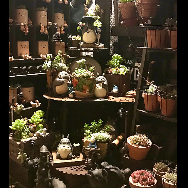 ジブリ 新品未使用 ☆トトロ☆プランター☆葉っぱ集め☆家庭菜園