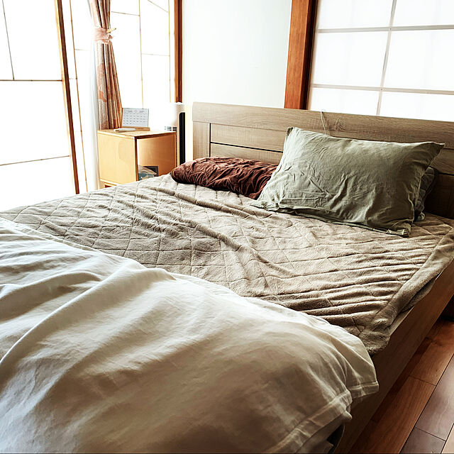 mimura-3のニトリ-毛布 ダブル(NウォームSP H GY D) の家具・インテリア写真