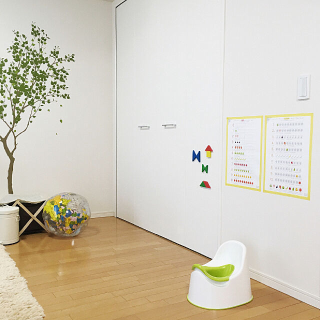 hachiの-2枚set A3 英語でも楽しめる「算数ポスター」かず１（あつまり・じゅんばん）の家具・インテリア写真