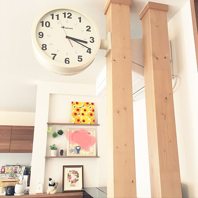 sakanaの-D.FACE WALL CLOCK IVORYの家具・インテリア写真