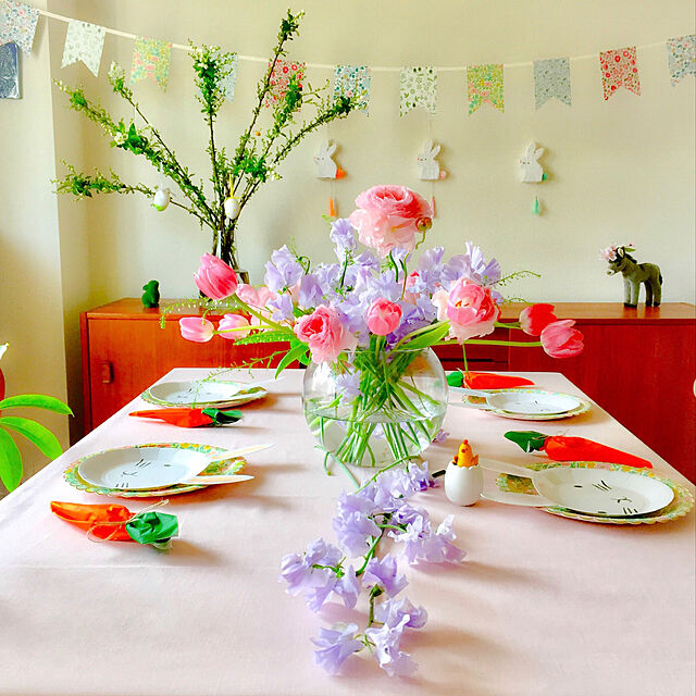 soleilの-メール便可！あす楽！【MERIMERI FOR LIBERTY】リバティプリント　5種類のお花のプリントがきれいなガーランドの家具・インテリア写真