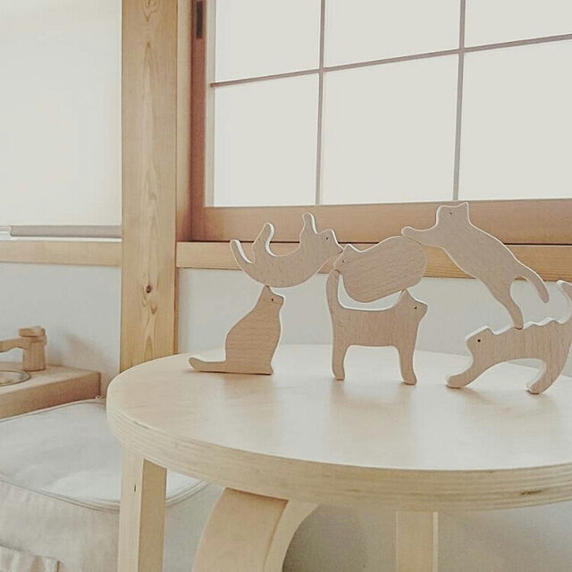 yumihoの-【おもちゃ 木製】旭川クラフト tek(てく) つみねこの家具・インテリア写真