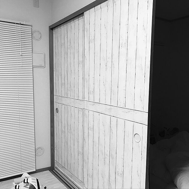 marisan_kの-ブラインド プラスチックブラインド カーテンレール取付可 ブラインドカーテン 既製サイズ 幅180cm 高さ100cm スラット幅25mm 韓国インテリア ホワイトインテリア PVCブラインド イージーブラインドの家具・インテリア写真