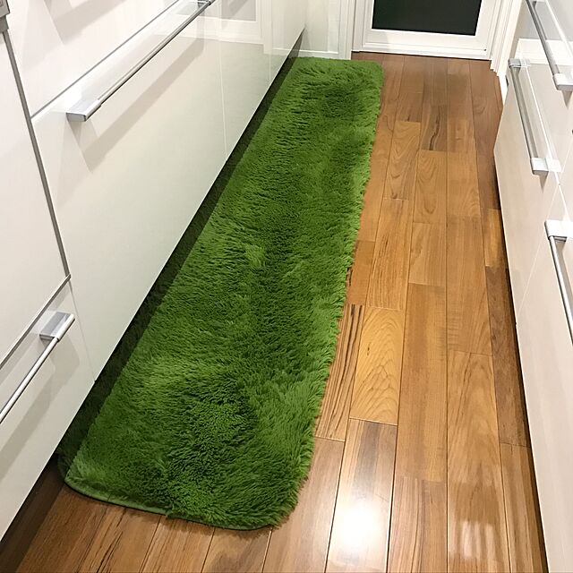 kiwiの有限会社サヤンサヤン-サヤンサヤン 洗える キッチンマット エクセレントムーティーⅡ 45x180 ユーカリ グリーン 緑の家具・インテリア写真