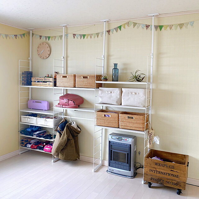 Komのニトリ-ワイヤーシェルフNポルダ(WW) 組み合わせセット の家具・インテリア写真
