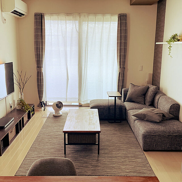 kのニトリ-クッションカバー 2枚セット(シンプレOR) の家具・インテリア写真