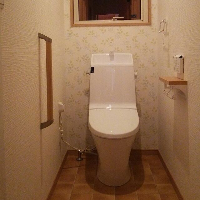 icchiのLIXIL-LIXIL(リクシル) INAX トイレ用 棚付2連紙巻器 クリエモカ CF-AA64KU/LMの家具・インテリア写真