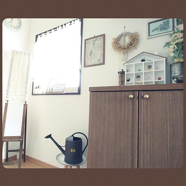 +CHIHARU+のNext-SunnyDayFabric カフェカーテン フェアリー ホワイト ビーズ付き 約幅125cm×丈65cm（ビーズ含）の家具・インテリア写真