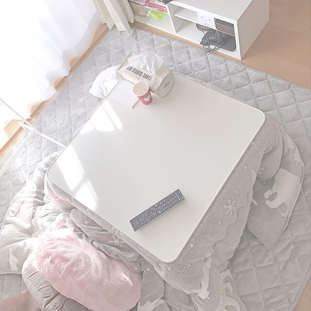 hiyoのニトリ-カジュアルこたつ(エコノミコ WH) の家具・インテリア写真