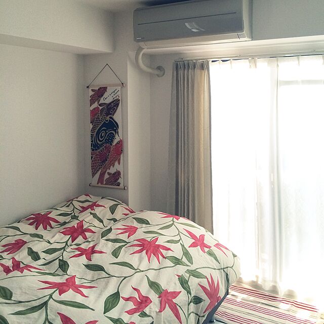 petitlaboの-シビラ フローレス掛け布団カバー ダブル190×210cm グリーンの家具・インテリア写真